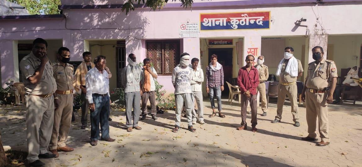 Caught five laborers fleeing center, 145 have escaped so far