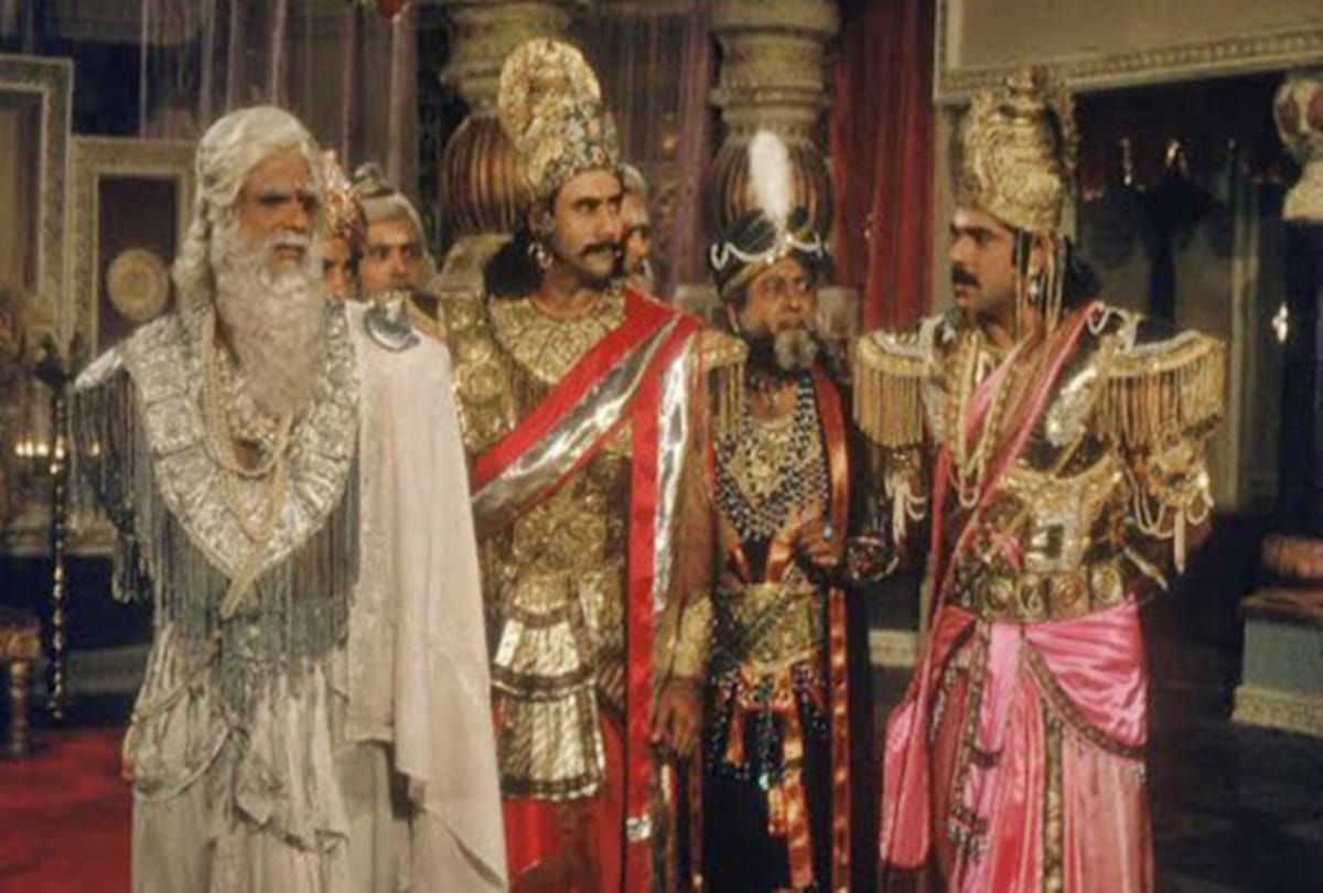 mahabharat serial soldier moving head and hand viral video