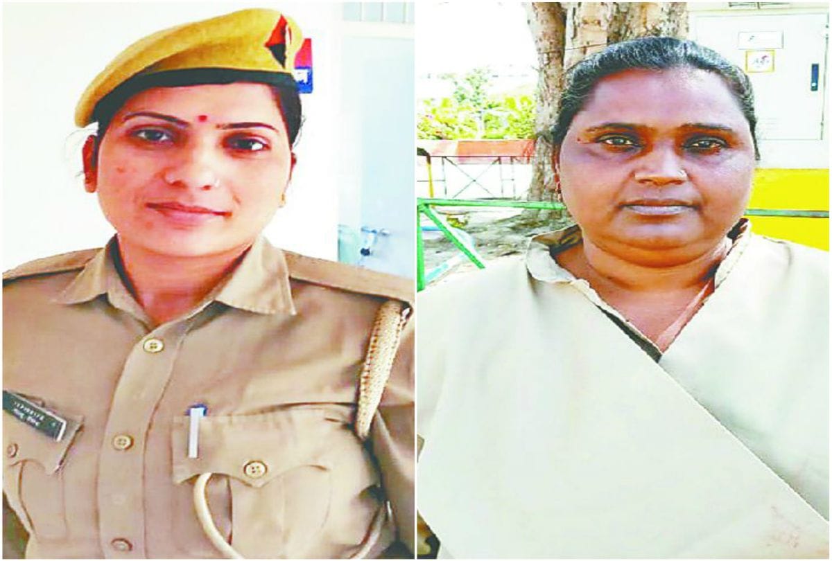 Agra Woman Police Duty In Lockdown