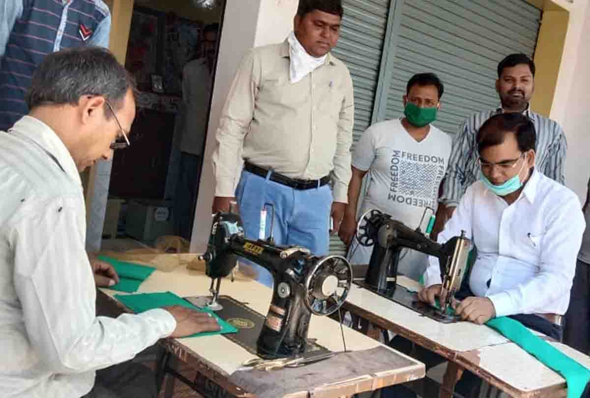 SDM Stitched Mask's in auriaya for poor people