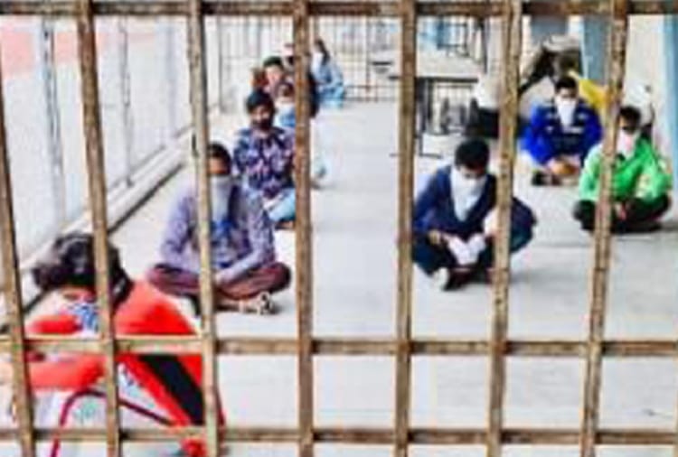 Corona virus in Punjab News In Hindi: 100 people sent to open jail for curfew violation in Ludhiana