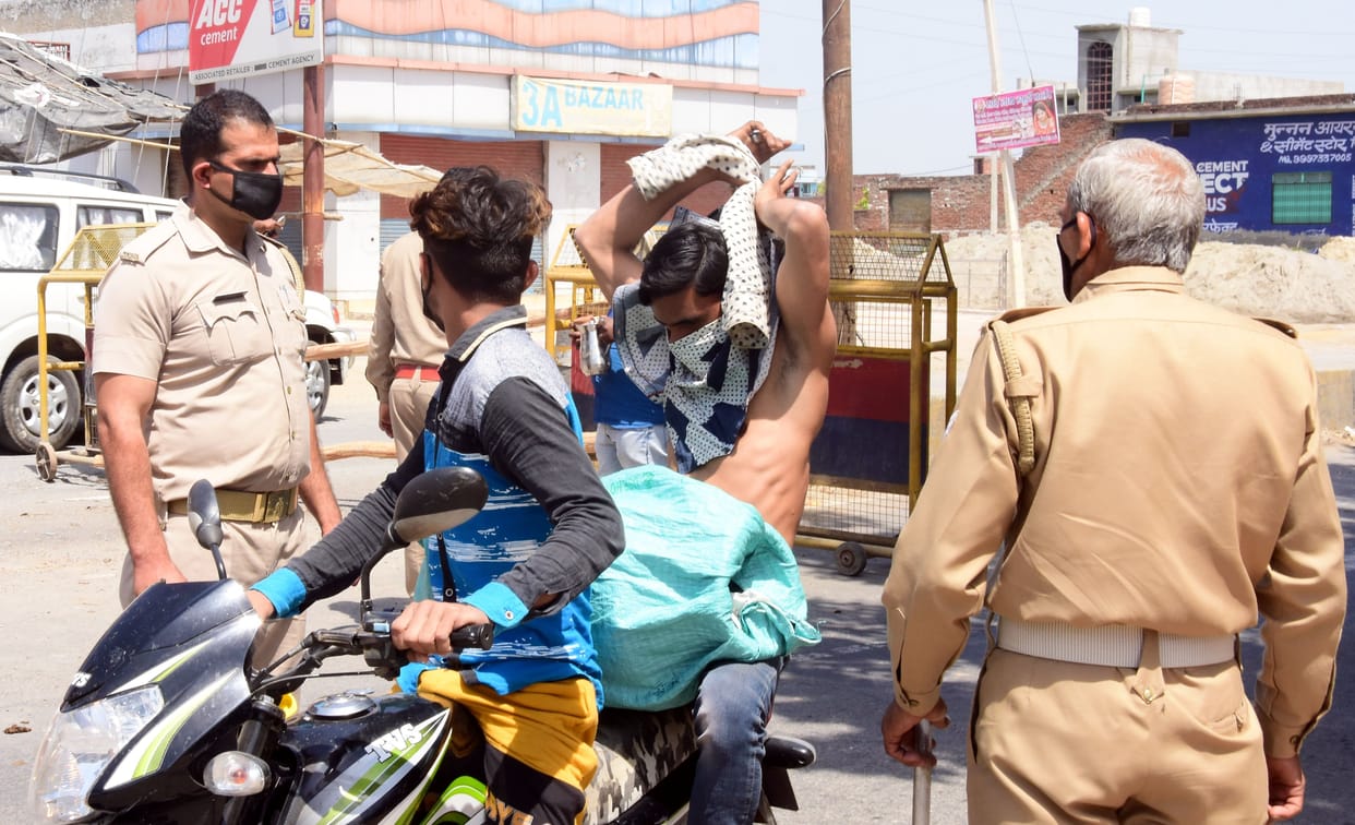 lockdown in sambhal