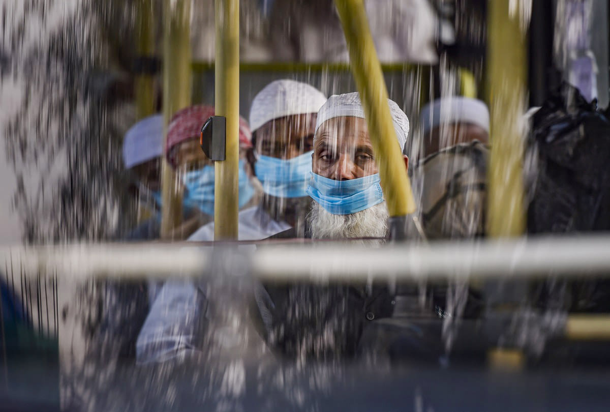 9 people including 7 indonesian citizen booked under pandemic act in Shahganj