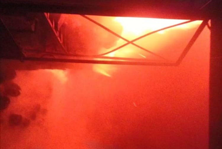 Coronavirus, Curfew, Fire in Thread Factory at Ludhiana
