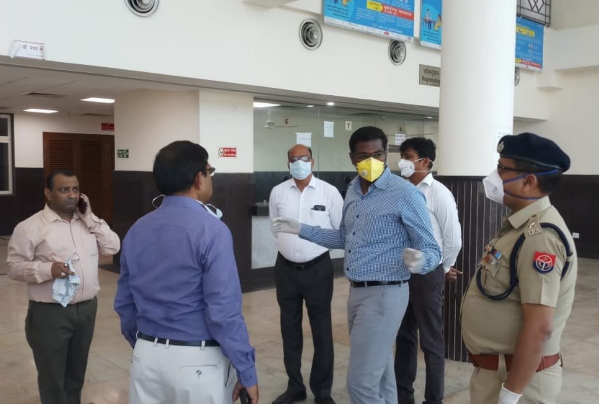Family man died by corona in gorakhpur wife want to commit suicide