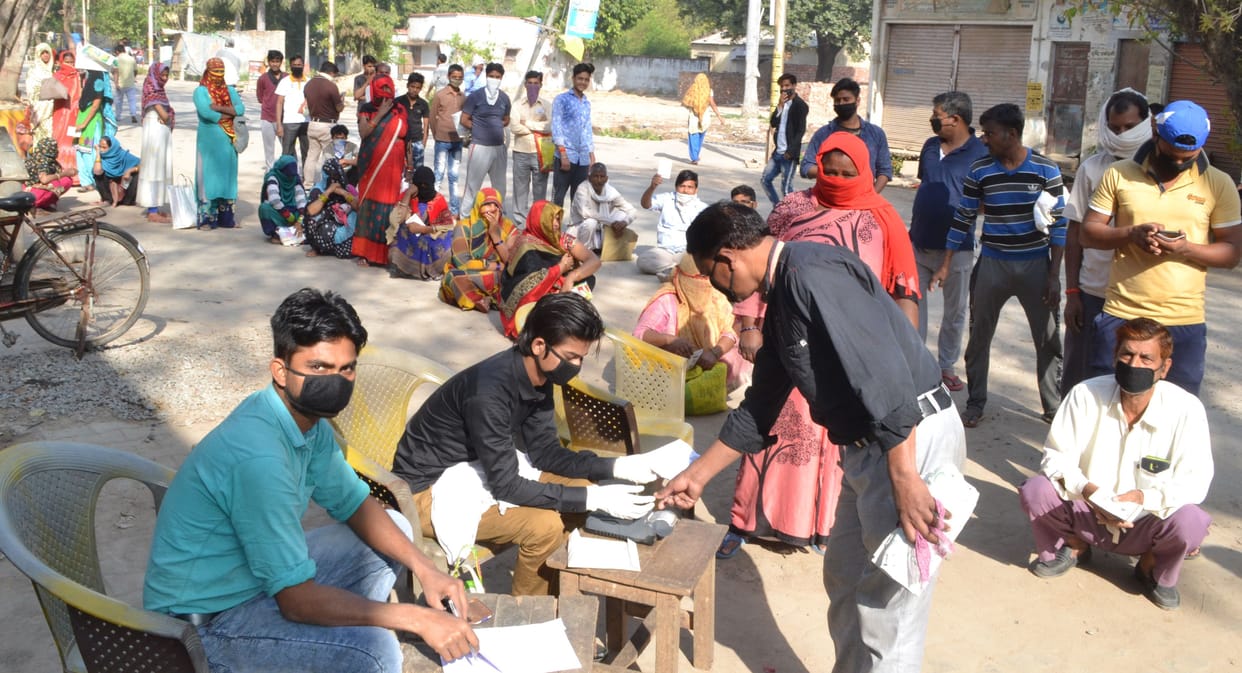 distribution of ration