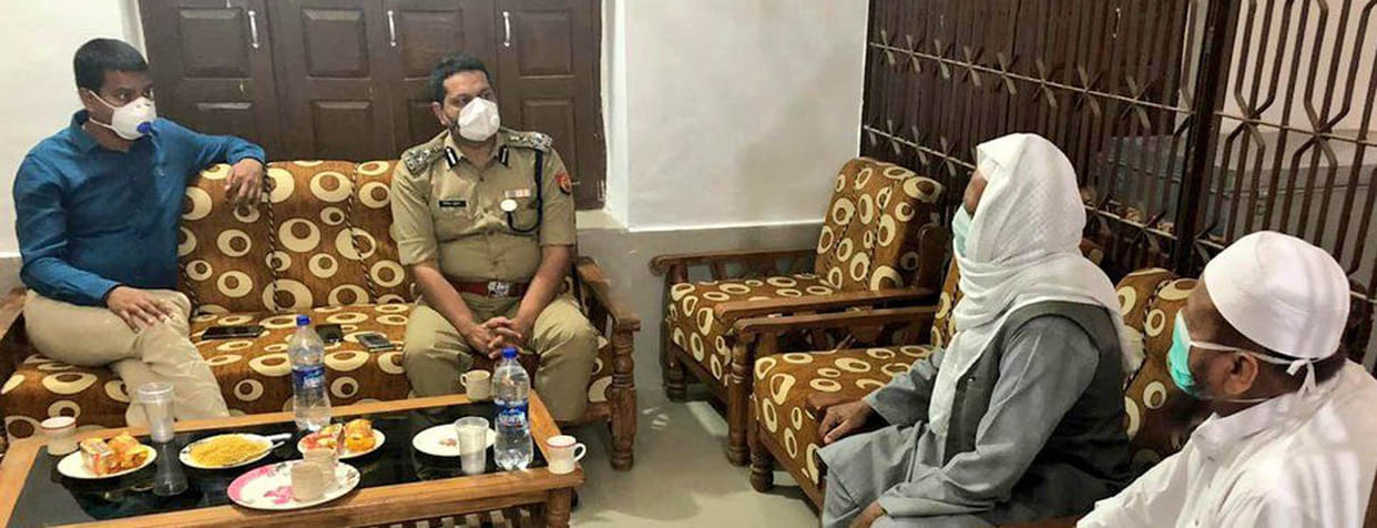 Commissioner and DIG saw madrasa and development building
