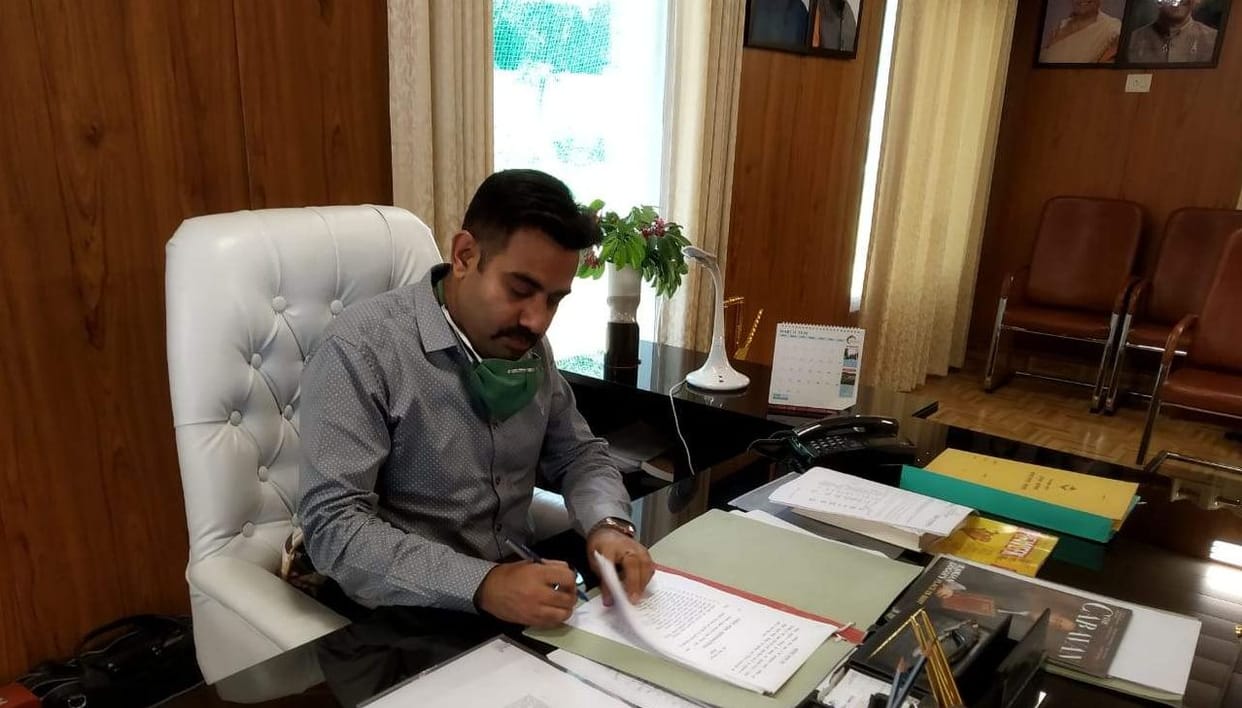 Dr. Neeraj Khairwal took over as Commissioner