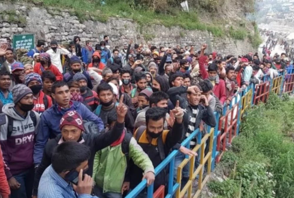 uttarakhand Lockdown latest news: 1000 nepali Citizens Stuck in India Dharchula
