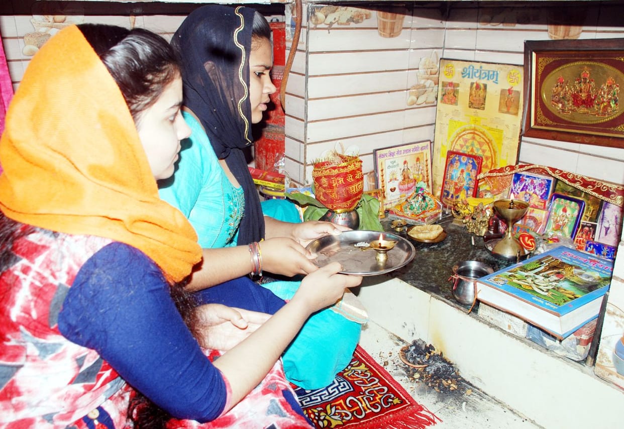 Special worship of Durgashtami held in homes