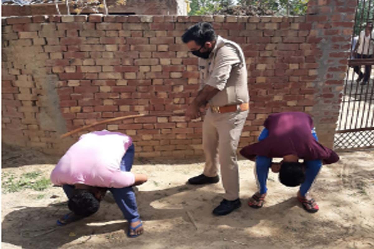 Coronavirus lockdown gurugram doctor returning from duty beaten by cops even show id cards