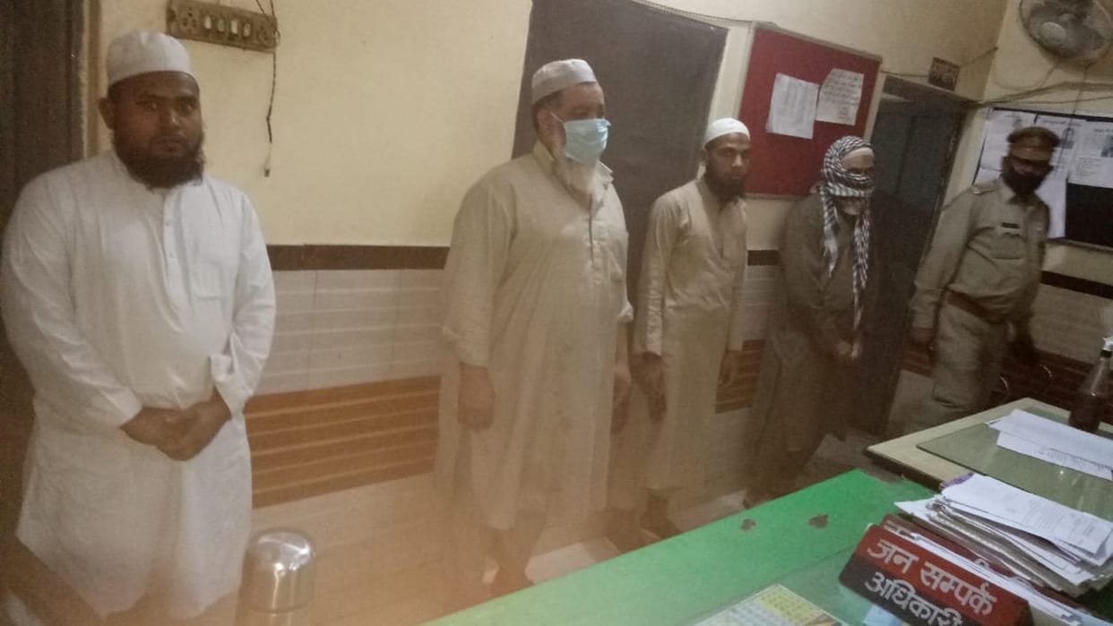 Four arrested including Maulana, case registered against 70 people