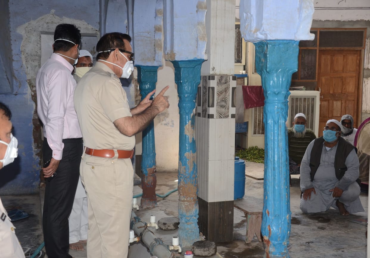 tests were conducted for 16 people staying in the mosque deposited from Delhi