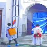 धर्मस्थल किए सैनिटाइज