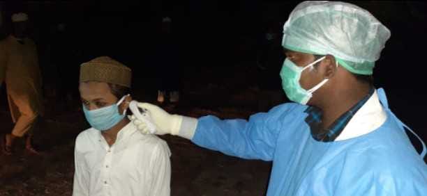 Investigation of deposits from Nizamuddin, fever on seven