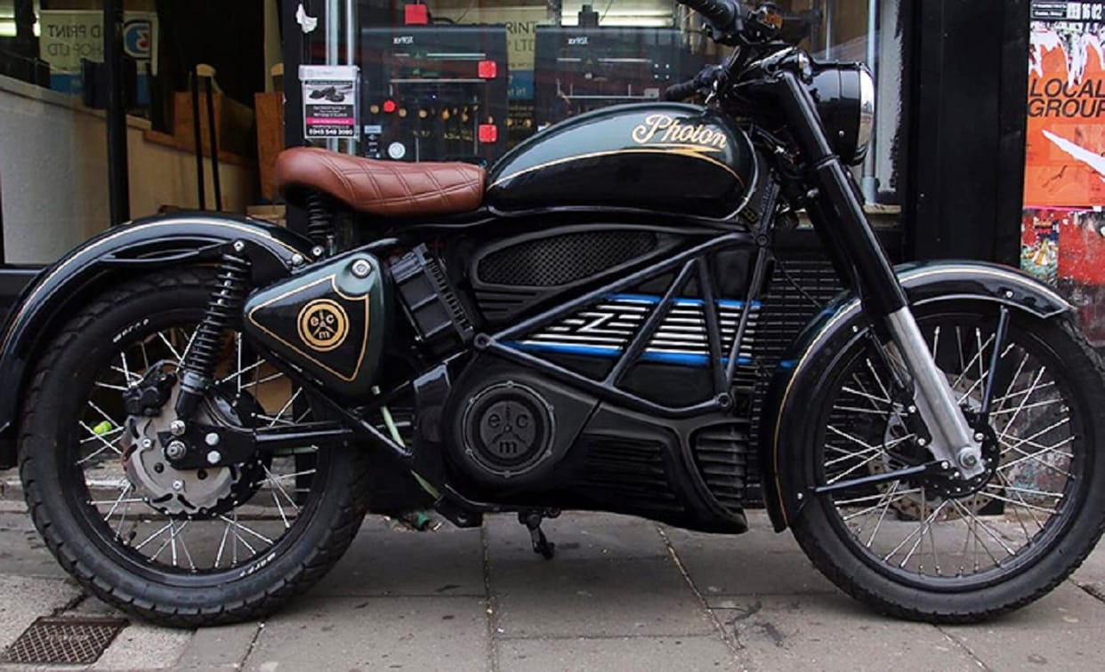 Electric Royal Enfield Bullet Photon royal enfield bullet photon price in india electric royal enfield bullet range electric motorcycle electric vehicles