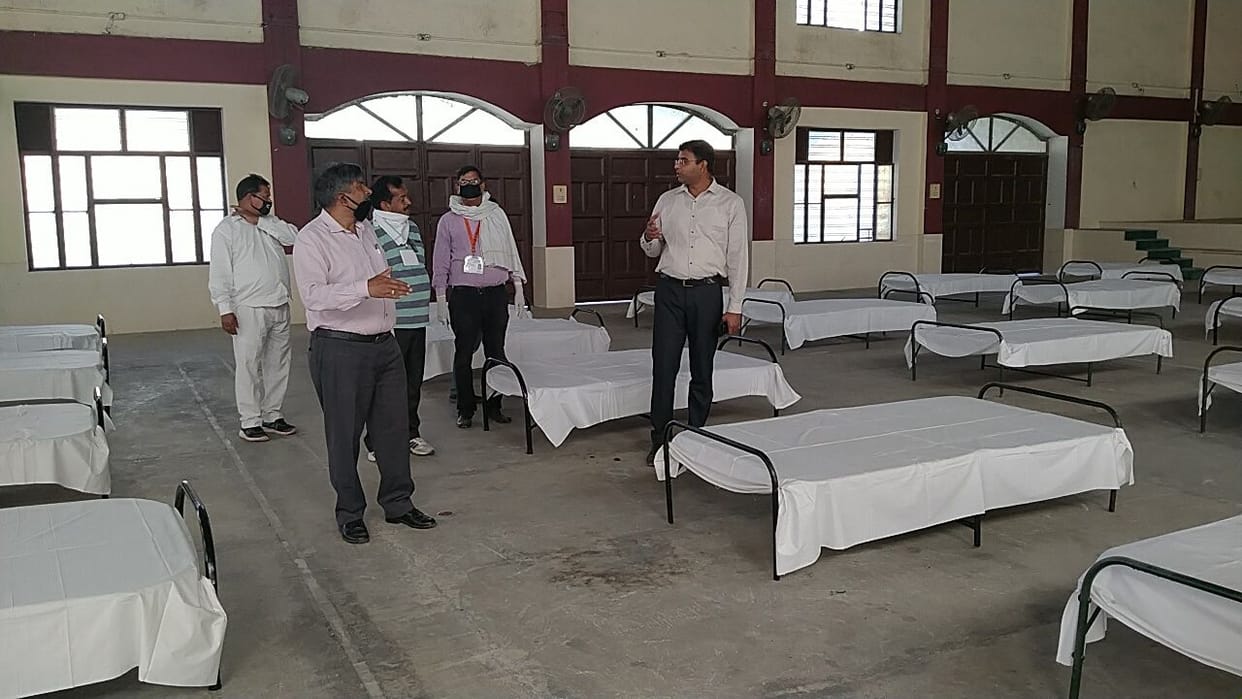 SDM inspects Quarantine Center
