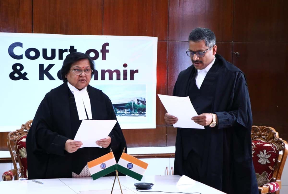 Advocate Rajneesh Oswal becomes first judge to take oath of Indian constitution in Jammu Kashmir