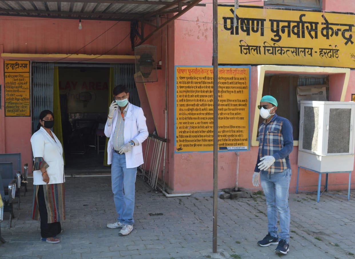 hardoi news,corona