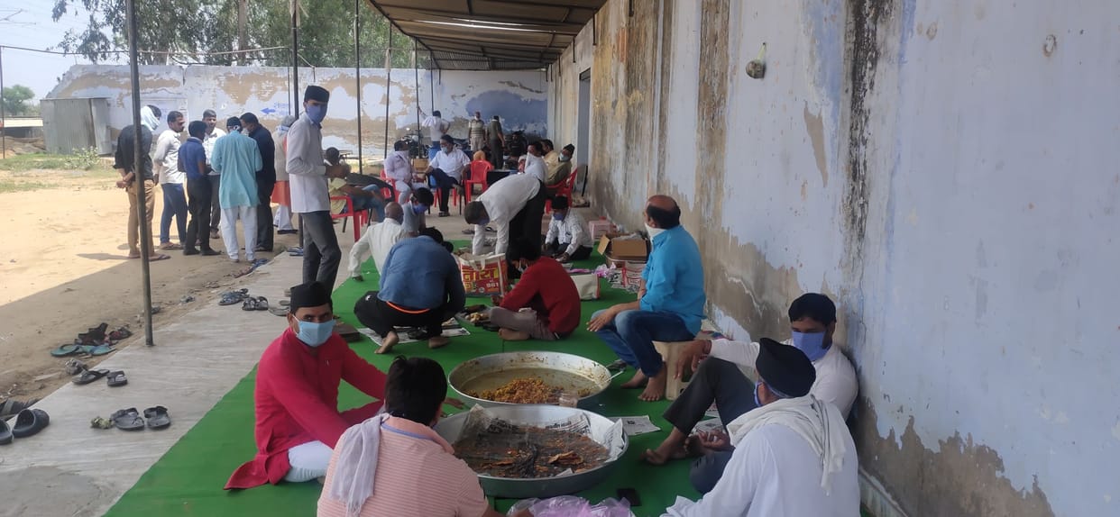 lock down, shelter home, workers, food arrangement, narnaul