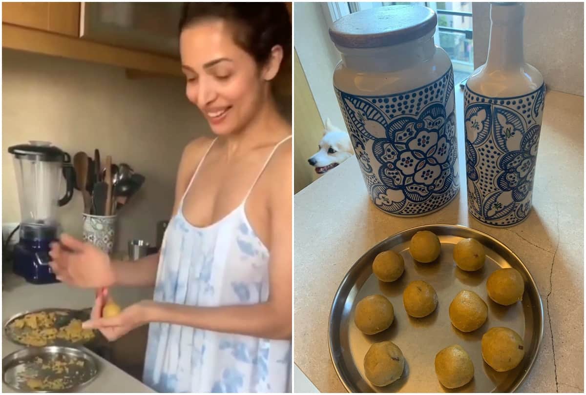 Malaika Arora Trying To Make Besan Ladoo During Quarantine Video Goes Viral