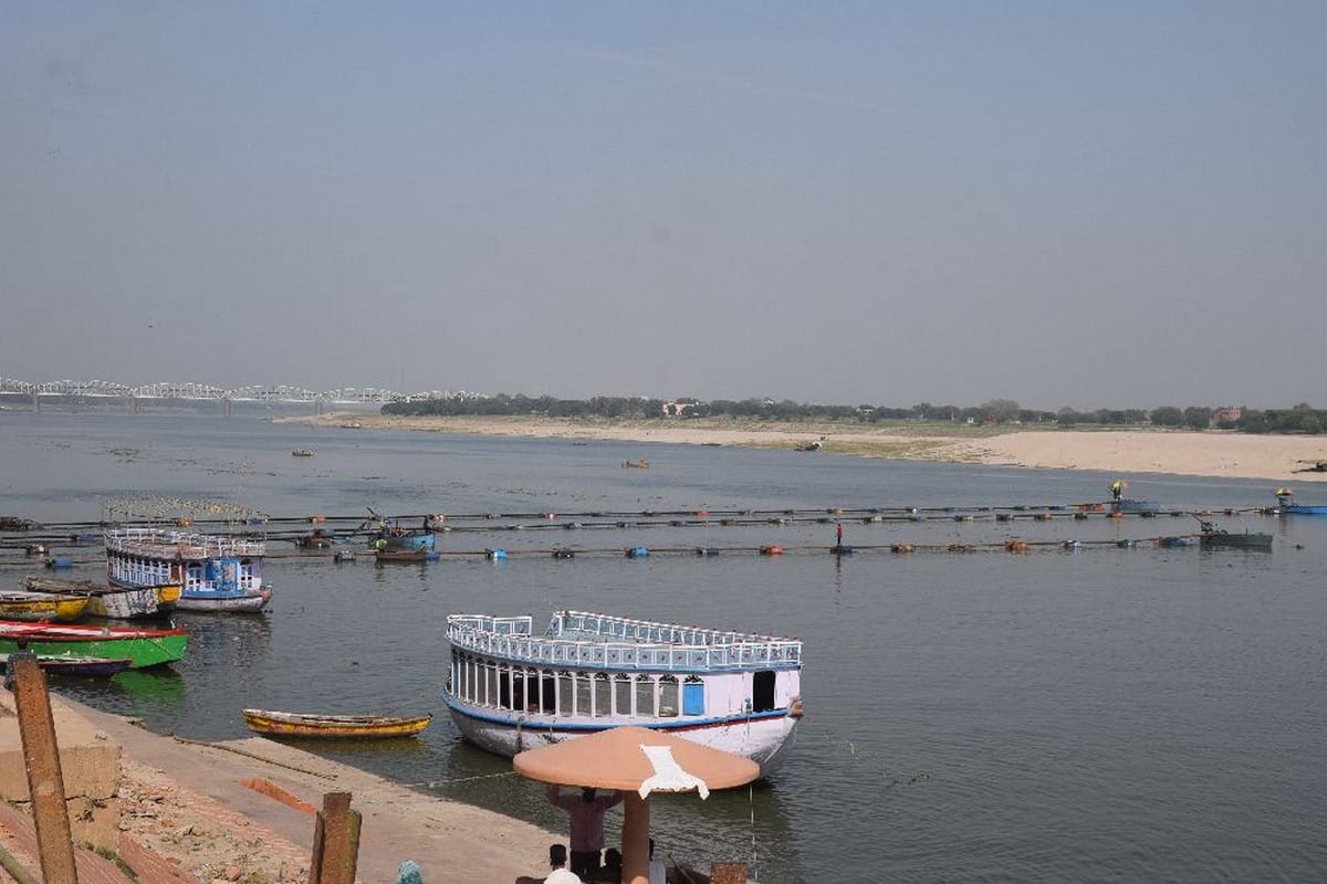 Dredging will be done to reduce the pressure of the Ganges on the Ghats in varanasi