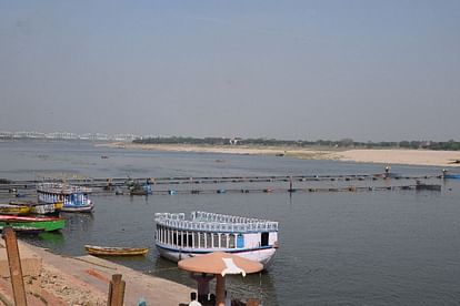 Ganges stream changed in Varanasi due to construction of kashi vishwanath corridor