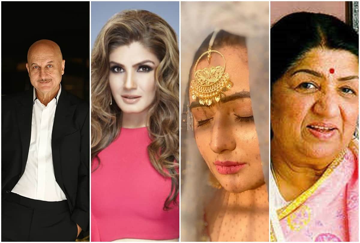 Anupam Kher Lata Mangeshkar Remo Dsouza Rashmi Desai Raveena Tandon Shilpa Shetty Wishing people on Ram Navami