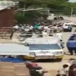 हुबली में पुलिसकर्मियों पर पथराव