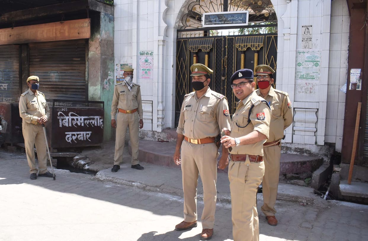 Police kept on alert regarding the Namaz, no Namaji