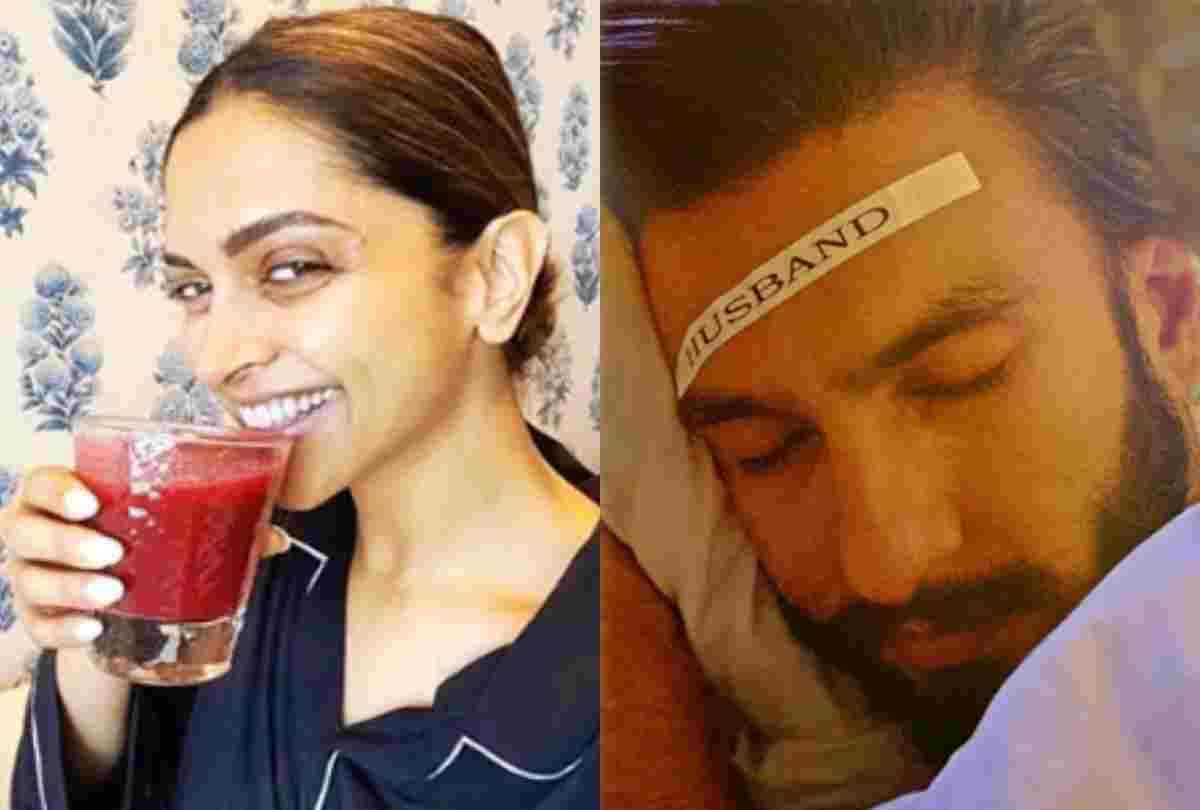 deepika padukone and ranveer singh bake cake during lockdown