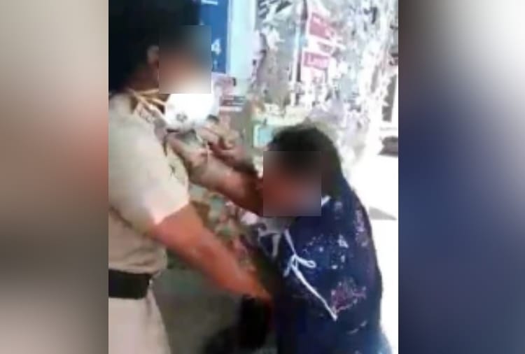 Lady express anger when Police ask where you are going in Lockdown