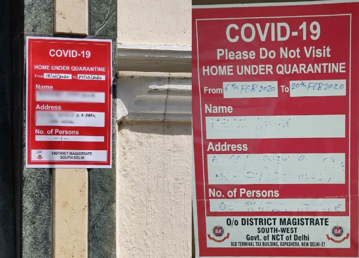 CoronaVirus: delhi police filed 33 cases on home quarantine rules breakers