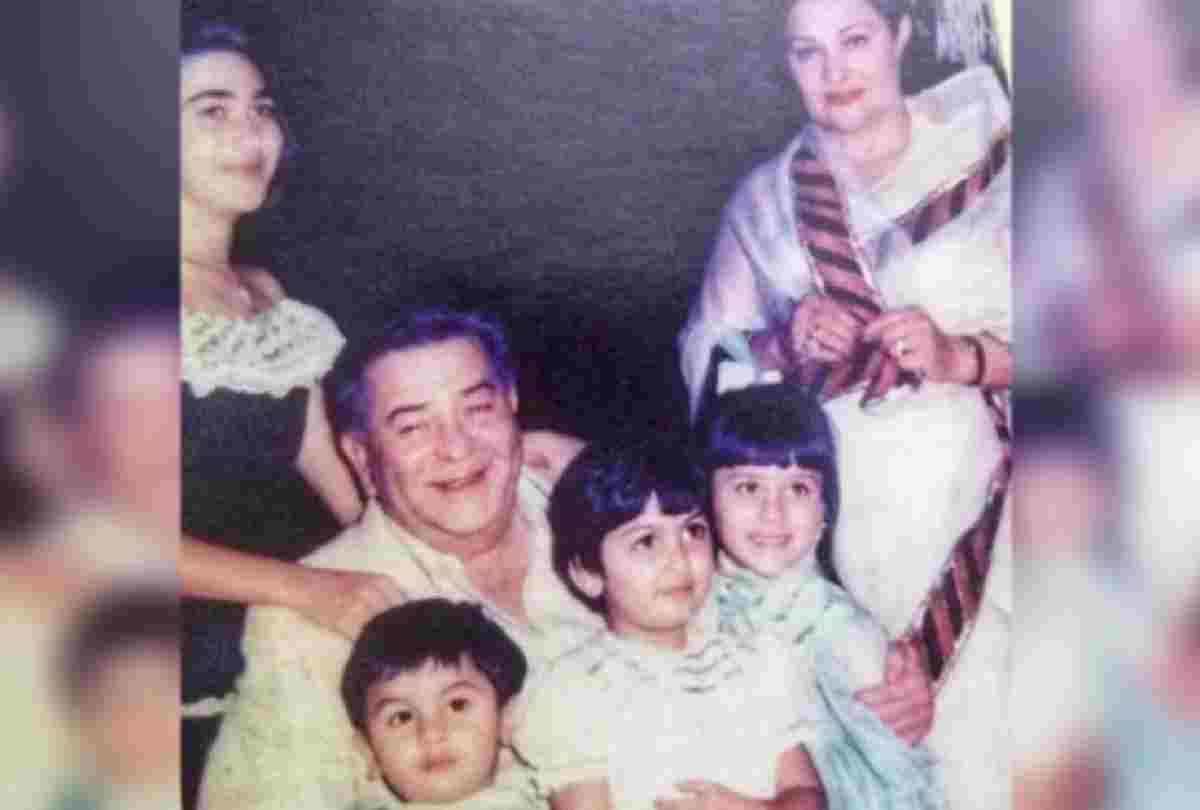 karishma kapoor shared throwback photo with raj kapoor and kareena kapoor