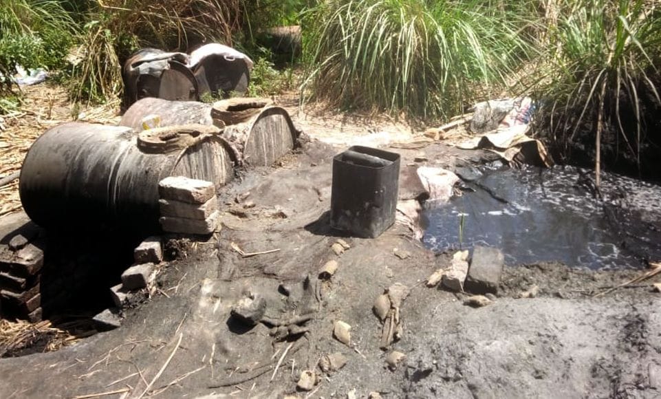 Illegal liquor furnaces operating in the area