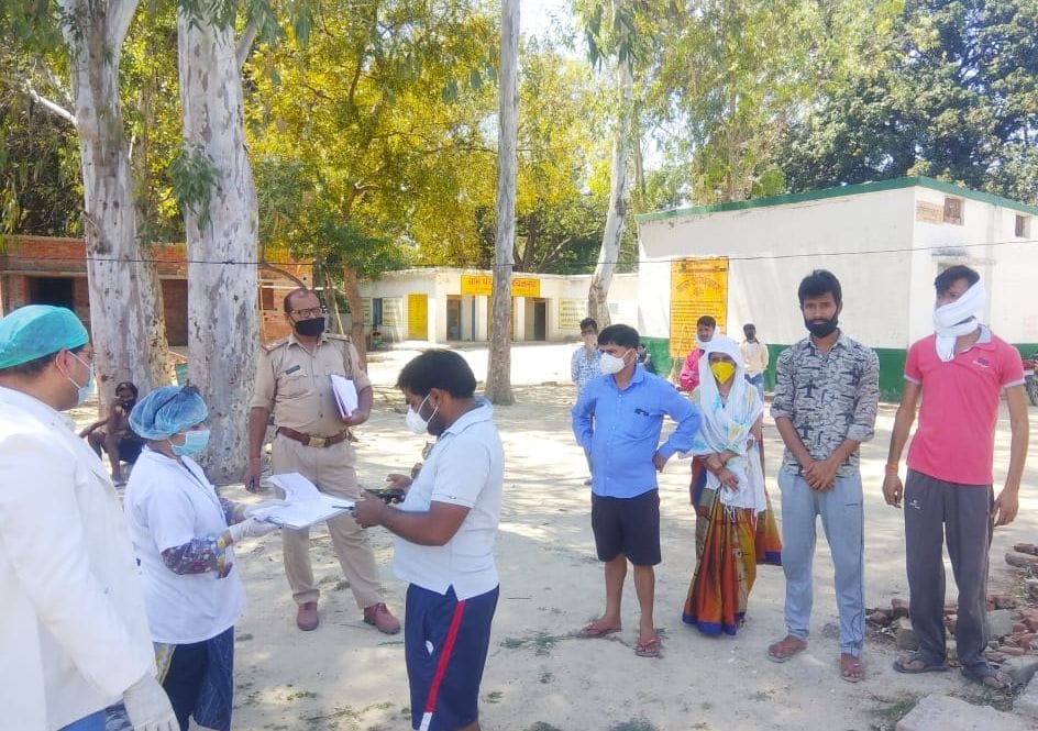 A quarantine center arrived after the report was filed