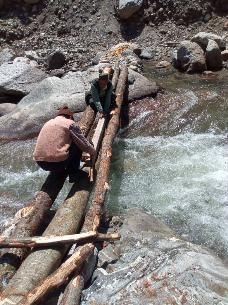 Woodan pul in Munsyari