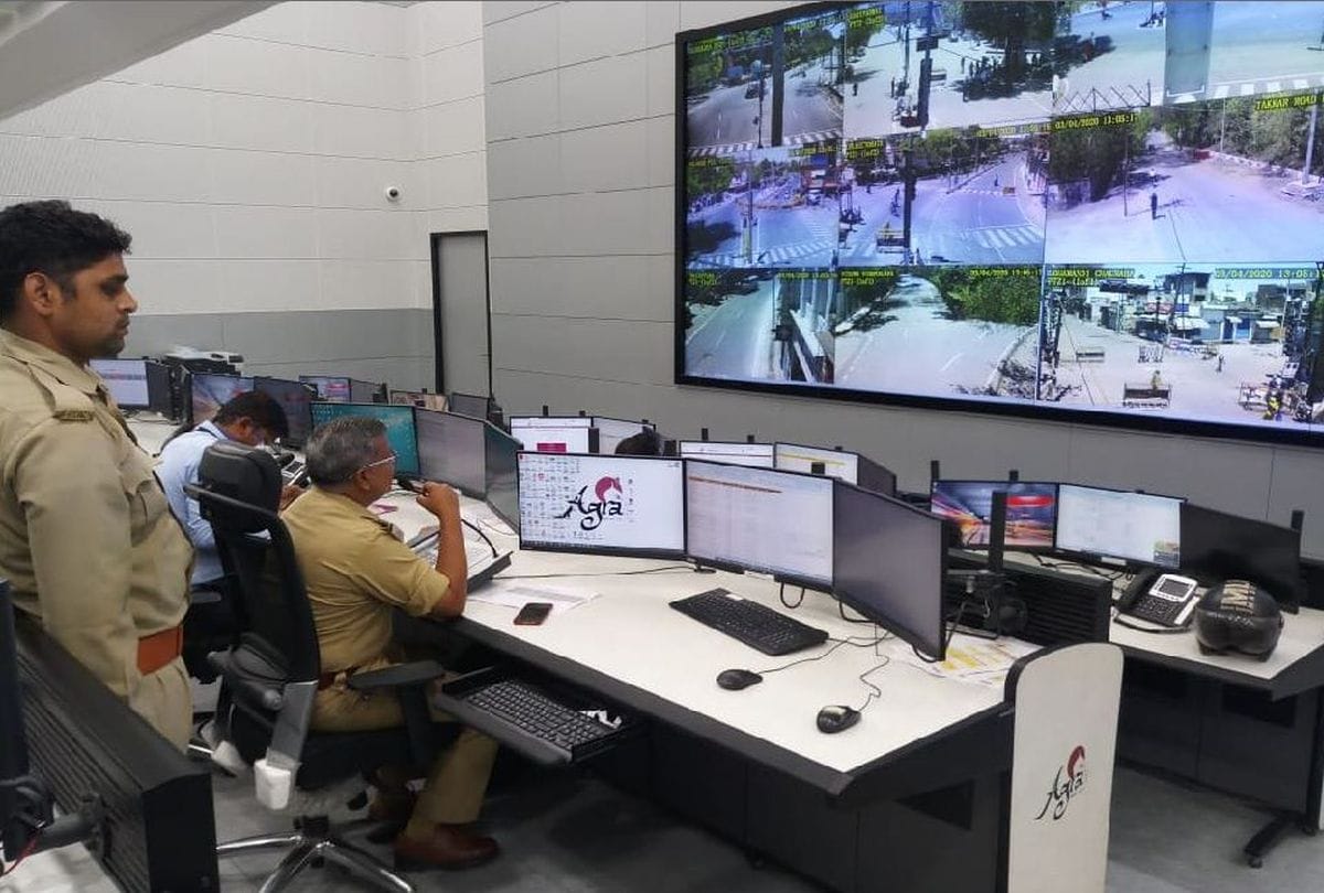 Agra Police Surveillance By Smart City Cctv Camera