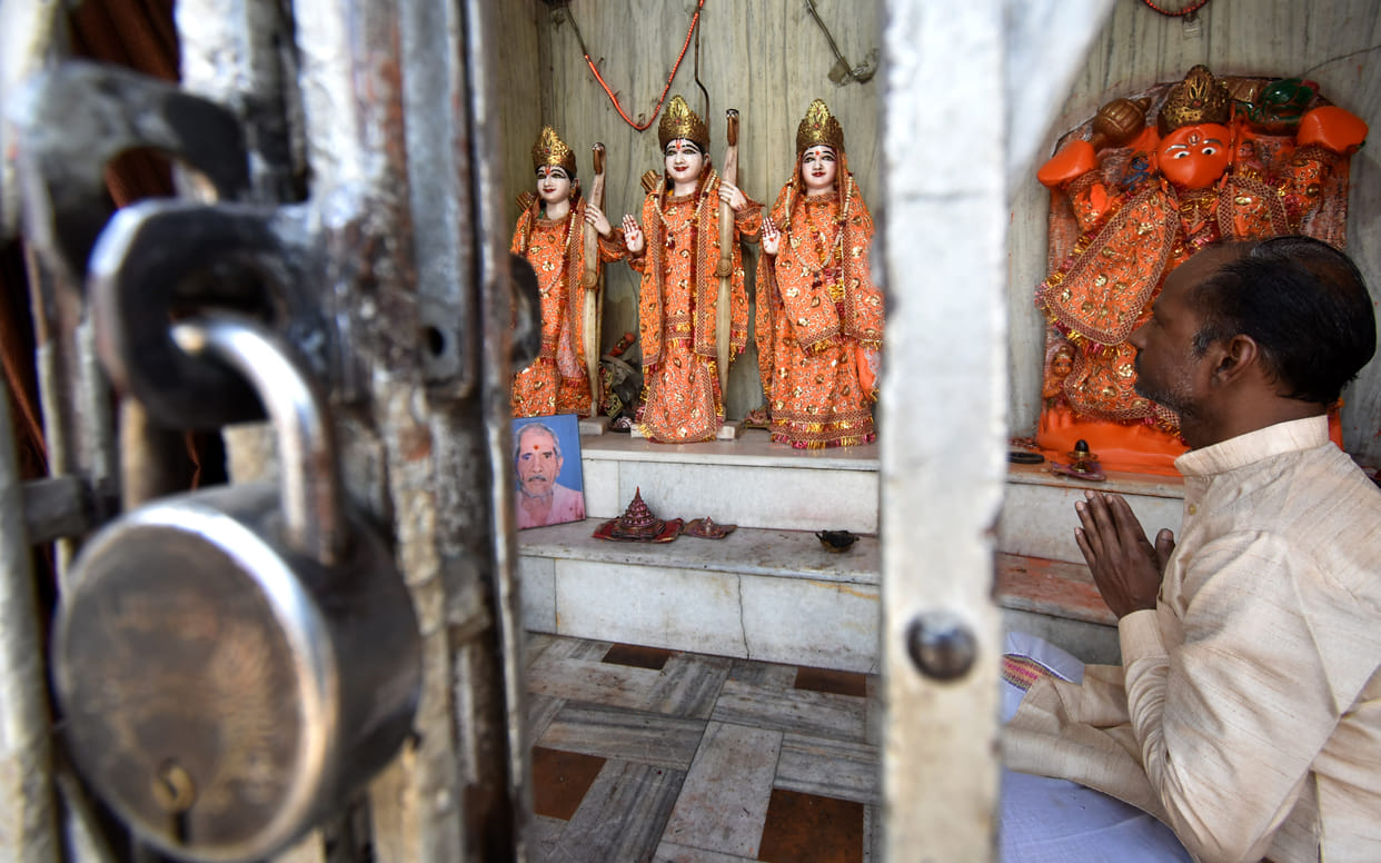 Completion of Navratri rituals from homes to goddess temples in lockdown