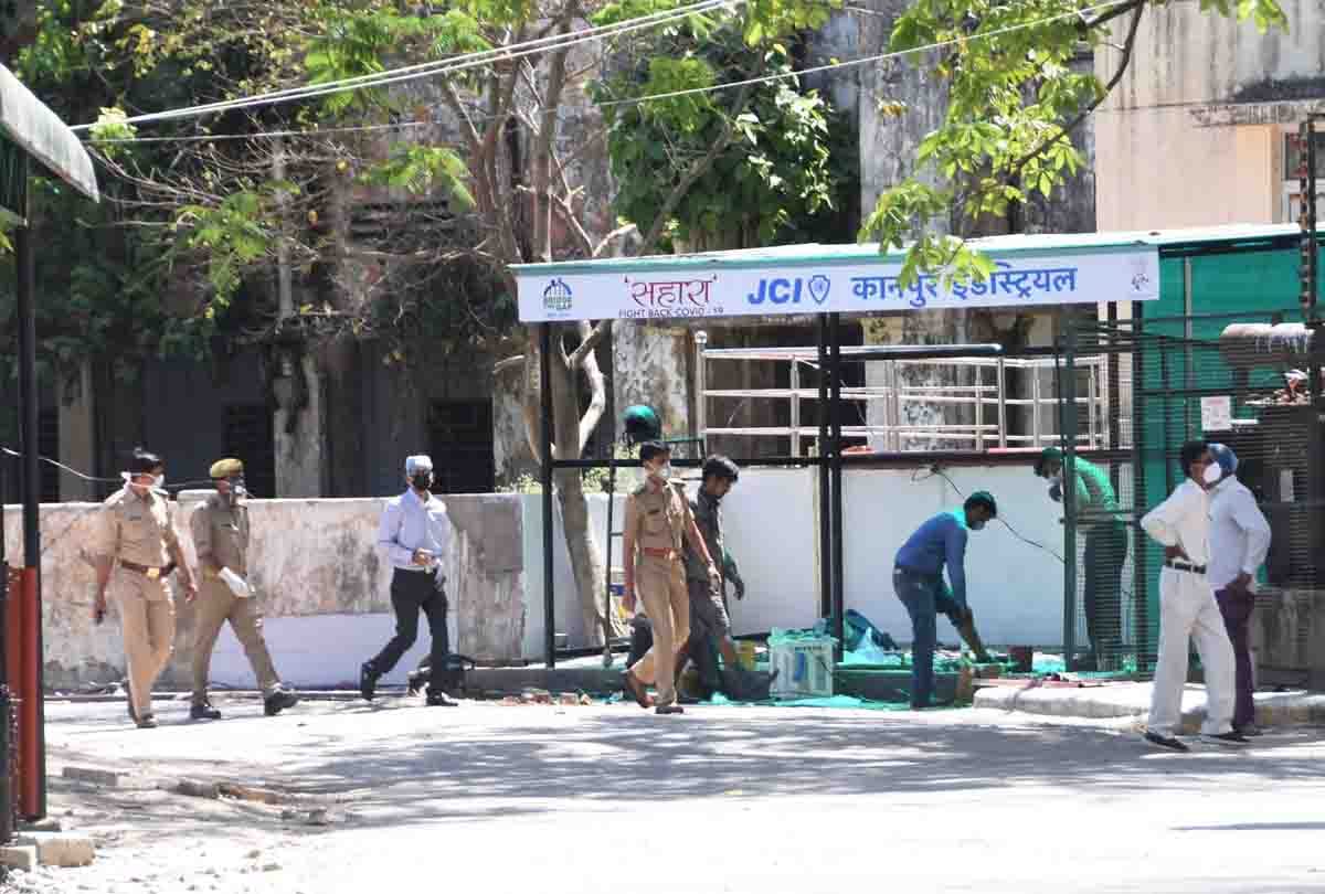 stampede occurred on arrival of corona patients at Hailet Hospital
