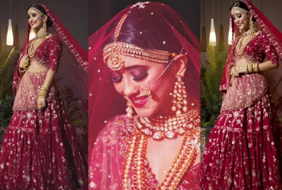 bridal look of tv ki bauein aka erica fernandes divyanka tripathi drashti dhami shivangi joshi who look more beautiful