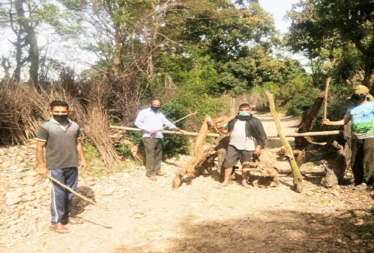 People became watchmen in their own village to fight against corona virus