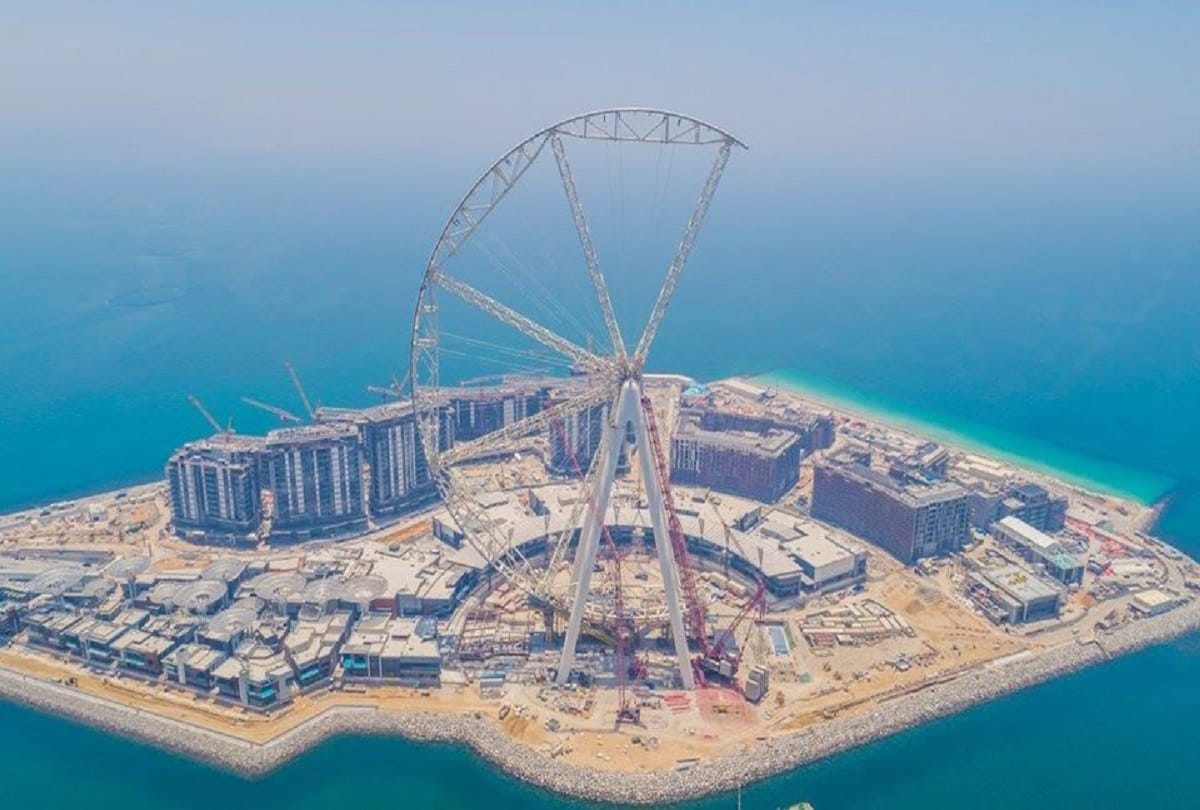 Worlds largest swing wheel which weighs five boeing jets and is twice as big as the London Eye