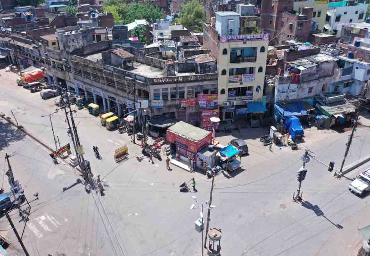 kanpur lockdown news: Four areas of Kanpur complete lockdown, drone will be monitored