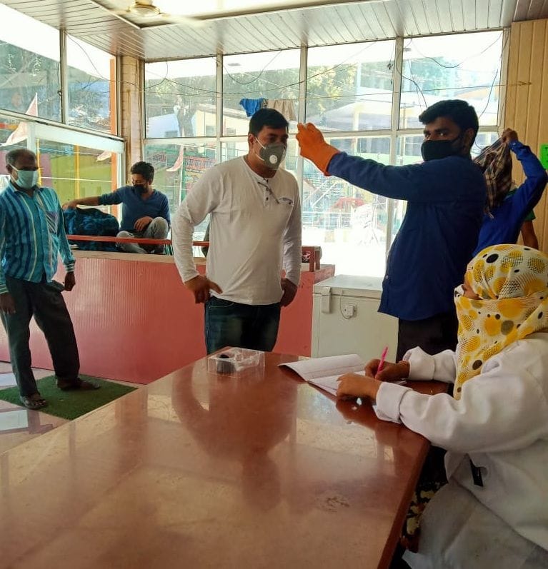 Health checkup of shopkeepers and priests