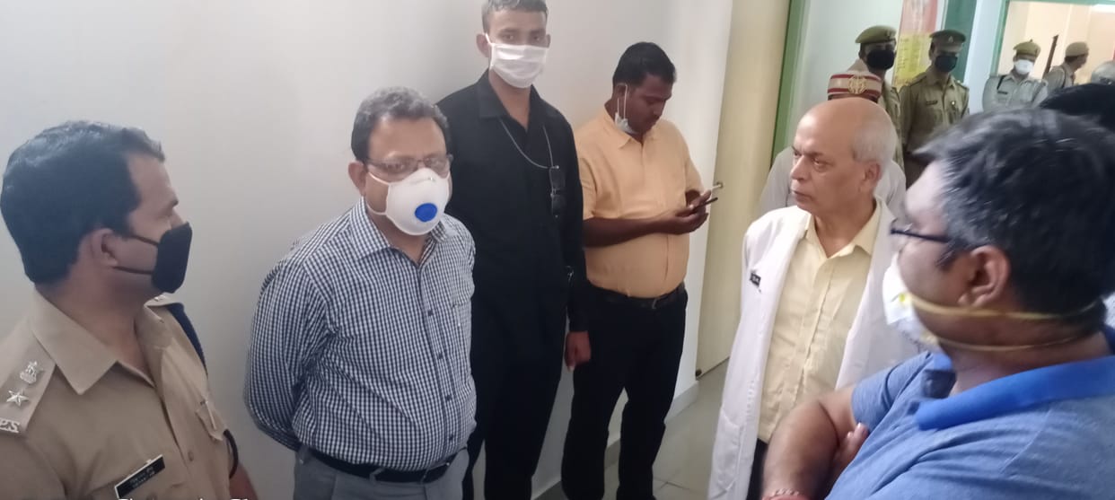 DM angry over clutter in Quarantine ward in Bichhiya