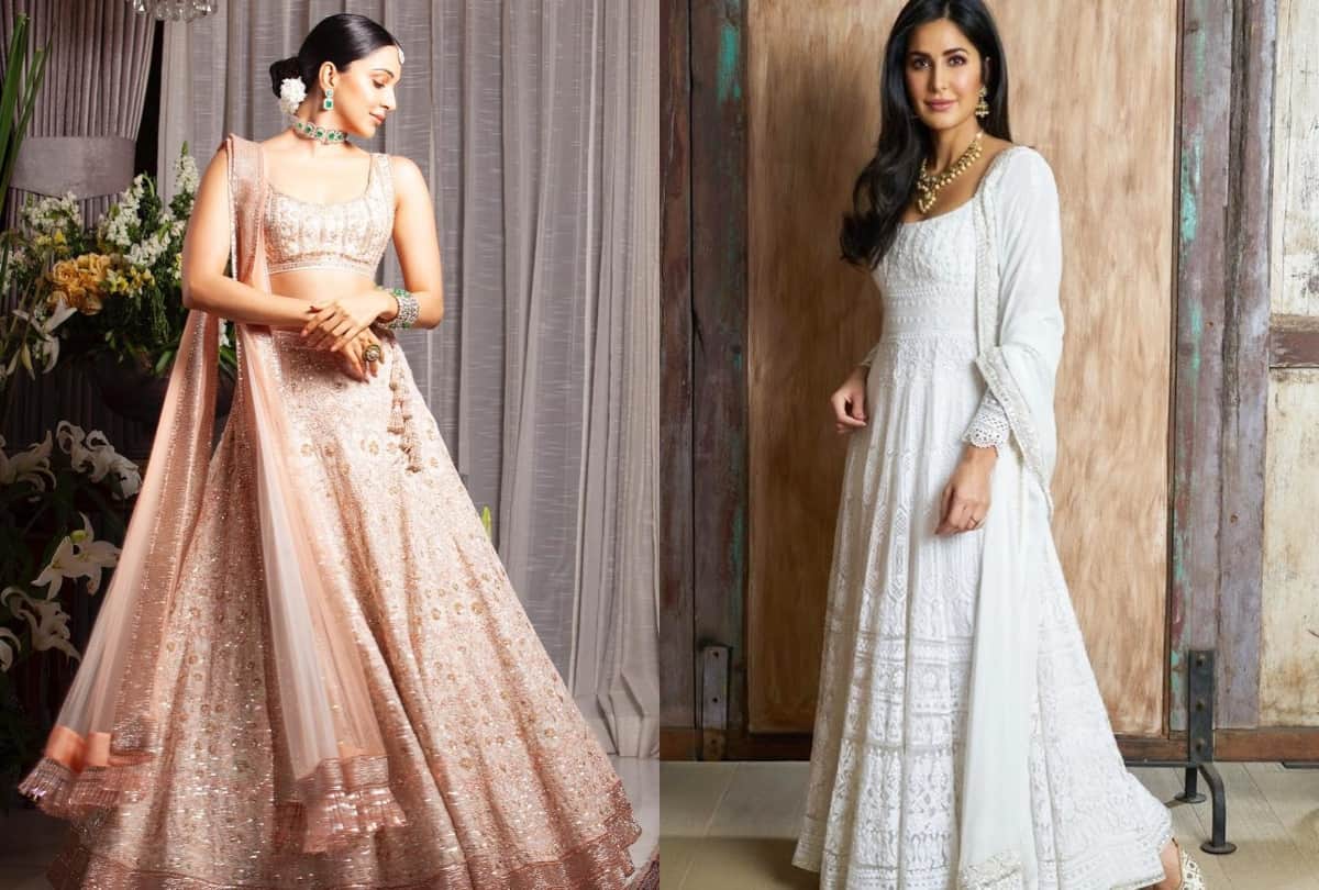 best chikankari kurta saree lehenga anarkali wore by bollywood actresses