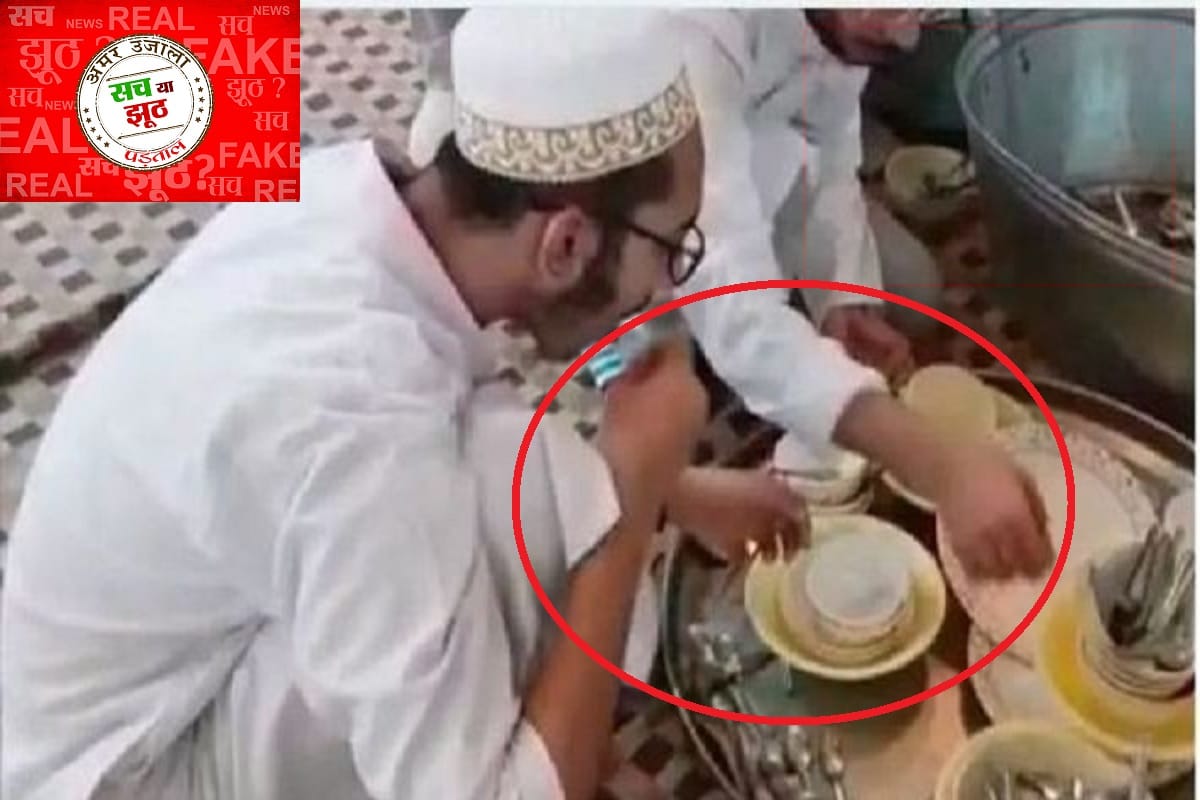 fact check: truth of video showing muslims licking plates to Spread Coronavirus