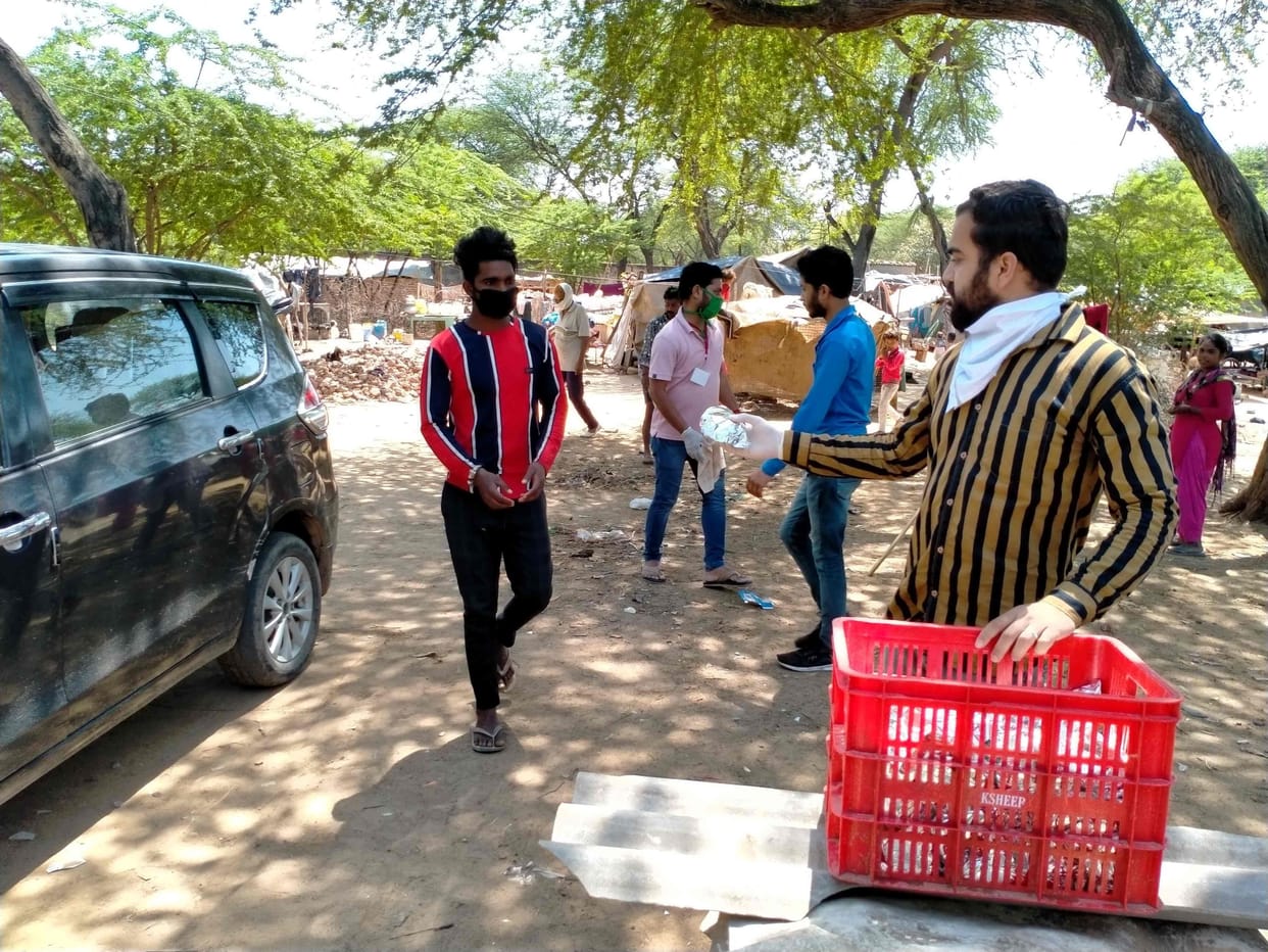 social organizations in cenitizar, mask and food prowide