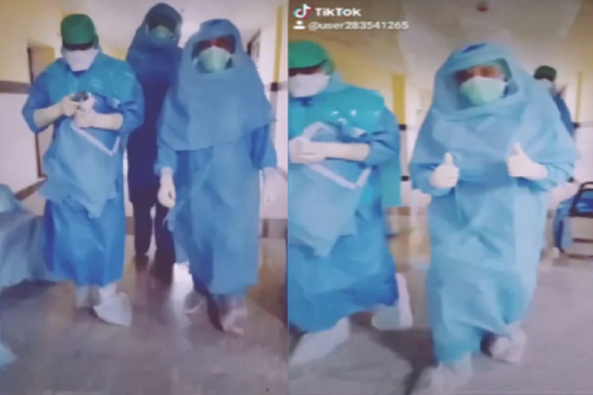 Corona Virus Update News, Meerut Doctores make a video on Tik Tok for Corona patients